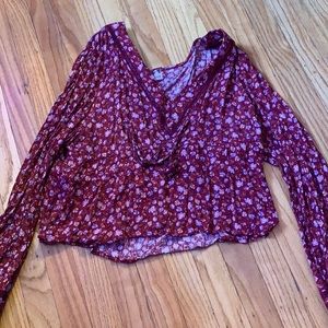 Aeropostale Floral Blouse